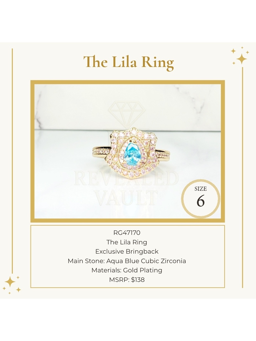 The Lila Ring - Size 6 - OG